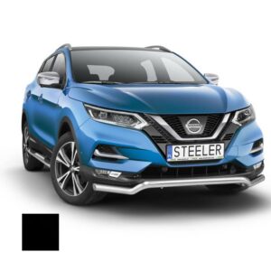 Stötfångarrör nedre, Nissan Qashqai 2017–, Ø60 mm, svart