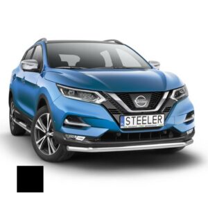 Stötfångarrör nedre, Nissan Qashqai 2017–, Ø60 mm, svart