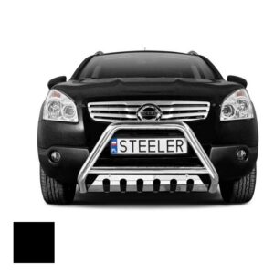 Frontbåge, Nissan Qashqai 2007–2010, Ø60 mm, svart