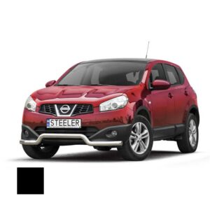 Stötfångarrör nedre, Nissan Qashqai 2010–2013, Ø70 mm, svart
