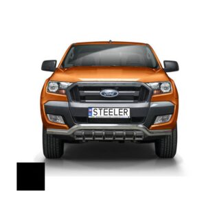 Stötfångarrör nedre, Ford Ranger 2016–2019–, Ø70 mm, svart