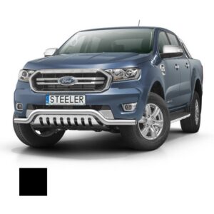 Stötfångarrör nedre, Ford Ranger 2016–2019–, Ø70 mm, svart