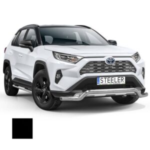 Stötfångarrör nedre, Toyota RAV4 2018–, Ø70 mm, svart