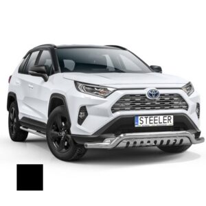 Stötfångarrör nedre, Toyota RAV4 2018–, Ø70 mm, svart