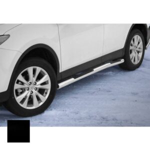 Sidorör med steg, Toyota RAV4 2013–2015, Ø76 mm, svart