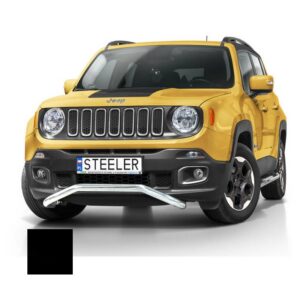 Stötfångarrör nedre, Jeep Renegade 2014–, Ø60 mm, svart