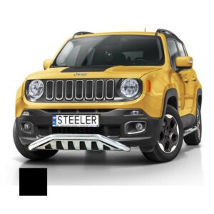 Stötfångarrör nedre, Jeep Renegade 2014–, Ø60 mm, svart