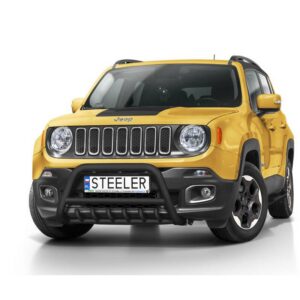 Frontbåge Jeep Renegade 2014– Ø60 mm, svart