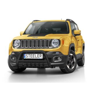 Frontbåge Jeep Renegade 2014– Ø60 mm, svart