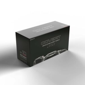 Bushranger covert vinsch 12v, 4536 kg, syntetiskt rep, trådlös