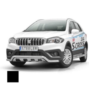 Stötfångarrör nedre, Suzuki SX4 S-Cross 2016–, Ø60 mm, svart