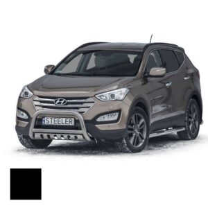 Frontbåge Hyundai Santa-Fe 2012–2018 Ø70 mm, svart