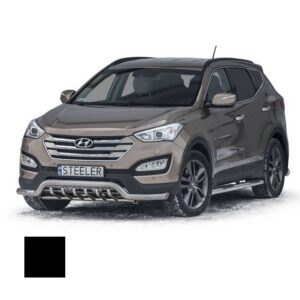 Stötfångarrör nedre, Hyundai Santa-Fe 2012–2018, Ø70 mm, svart