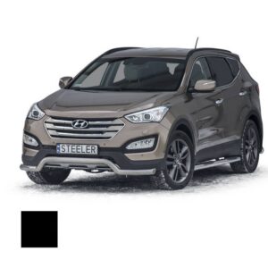 Stötfångarrör nedre, Hyundai Santa-Fe 2012–2018, Ø70 mm, svart