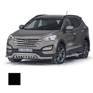 Stötfångarrör nedre, Hyundai Santa-Fe 2012–2018, Ø70 mm, svart