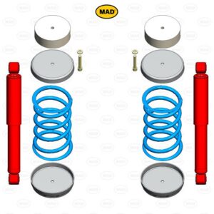 MAD fjädrar och stötdämpare till Ford Transit 2013– (bak) 400 kg