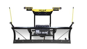SNO-WAY snöplog, komplett sats, med styrning och blad