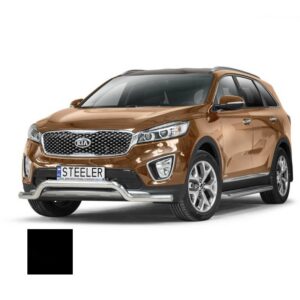 Stötfångarrör nedre, Kia Sorento 2015–2018, Ø70 mm, svart