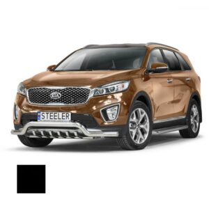 Stötfångarrör nedre, Kia Sorento 2015–2018, Ø70 mm, svart