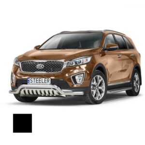 Stötfångarrör nedre, Kia Sorento 2015–2018, Ø70 mm, svart