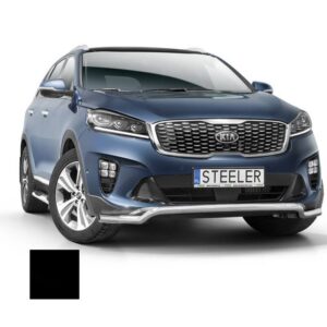 Stötfångarrör nedre, Kia Sorento 2018–, Ø60 mm, svart