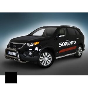 Sidorör med steg, Kia Sorento 2010–2012, Ø70 mm, svart