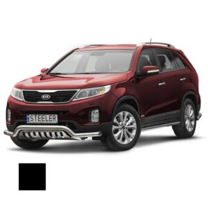 Stötfångarrör nedre, Kia Sorento 2012–2015, Ø70 mm, svart