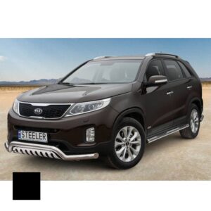 Sidorör med steg, Kia Sorento 2012–2015, Ø70 mm, svart
