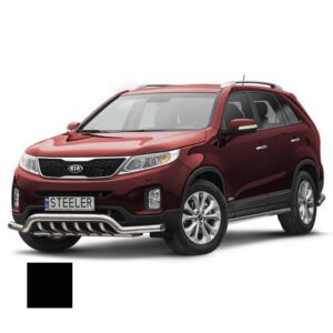 Stötfångarrör nedre, Kia Sorento 2012–2015, Ø70 mm, svart
