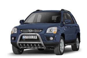 Frontbåge Kia Sportage 2008–2010 Ø70 mm, svart