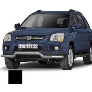 Stötfångarrör nedre, Kia Sportage 2008–2010, Ø70 mm, svart