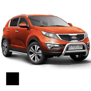 Frontbåge Kia Sportage 2010–2015 Ø70 mm, svart