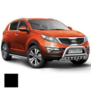 Frontbåge Kia Sportage 2010–2015 Ø70 mm, svart