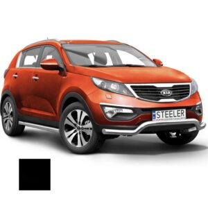 Stötfångarrör nedre, Kia Sportage 2010–2015, Ø70 mm, svart