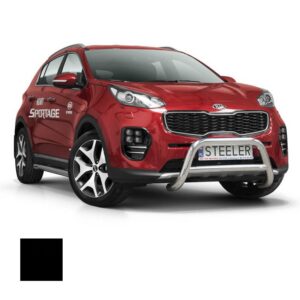 Frontbåge Kia Sportage 2015–2018 Ø70 mm, svart