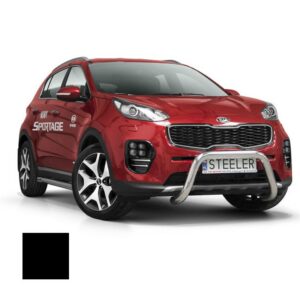 Frontbåge Kia Sportage 2015–2018 Ø70 mm, svart