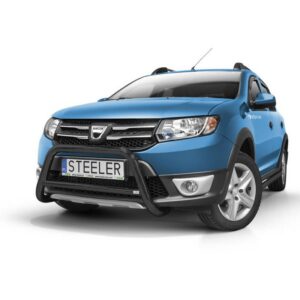 Frontbåge, Dacia Sandero Stepway 2012–2016, Ø60 mm, svart