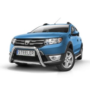 Frontbåge, Dacia Sandero Stepway 2012–2016, Ø60 mm, svart