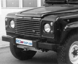 Front receiver LR Defender inkl. lock