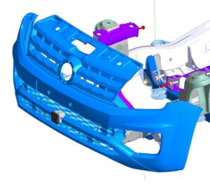 Front receiver, Volkswagen Amarok V6, 2016–