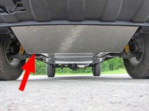 ASFIR hasplåt, VW Amarok 2.0 TDI motor, 6 mm aluminium