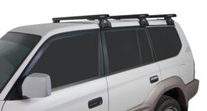 Rhino-Rack Heavy Duty-lastbärare 1375 mm, svarta Toyota Landcruiser J8/J9, inkl. fot