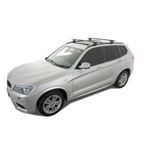 Rhino-Rack Vortex-lastbärare 1260 mm, svarta BMW X1, X3, med takrails, med fötter SX026