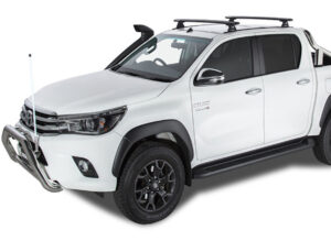 Takrailssats Rhino-Rack Toyota Hilux DC, 2016– (Vortex, svart)