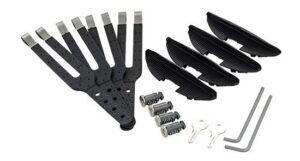 Rhino-Rack Stealth Bar monteringssats, korta remmar, till 2 Stealth Bars