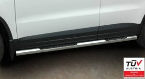 Sidorör med steg, VW Tiguan 2007–2011–2015, Ø76 mm