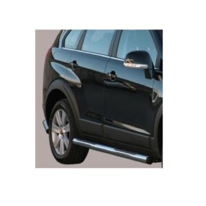 Sidosteg Chevrolet Captiva 2006–2010 (rostfri)