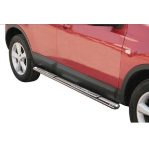Sidosteg Nissan Qashqai 2007–2010 (rostfri)