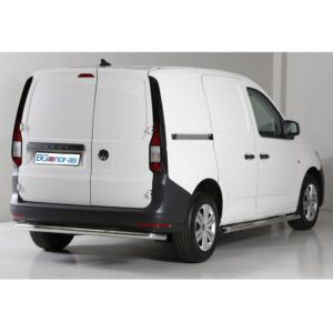 Stötfångarskydd, bak, Volkswagen Caddy 2021–, 63 mm, rostfri