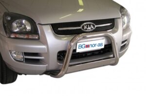 Frontbåge Kia Sportage 2004–2008 Ø63 mm, svart